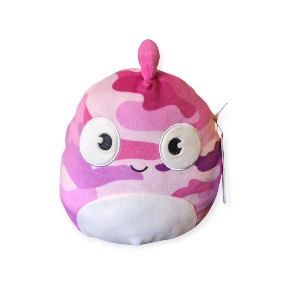 Squishmallows, Bronte the Camo Chameleon, 8", NWT